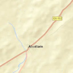 Alcollarín Street Map