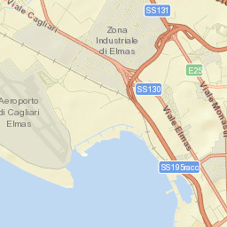 Provincia di Cagliari Street Map