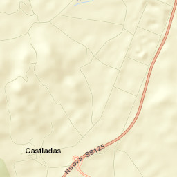 Castiadas Street Map