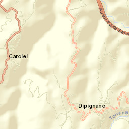Dipignano Street Map