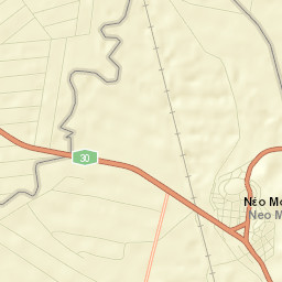 Néon Monastírion Street Map