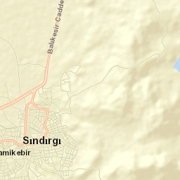 Sındırgı Street Map