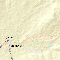 Çandır İlçesi Street Map