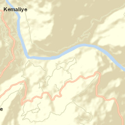 Kemaliye Street Map