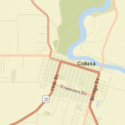 Colusa Street Map