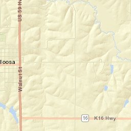 Oskaloosa Street Map