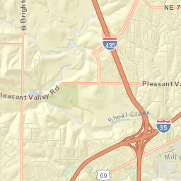 5201-5399 Northeast Pleasant Valley Road Street Map