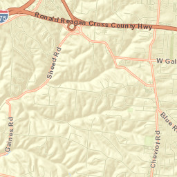 White Oak Street Map