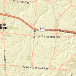 1600-1610 Bising Avenue North College Hill Street Map