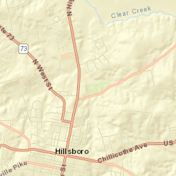Hillsboro Street Map