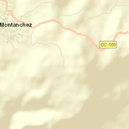 Montánchez Street Map