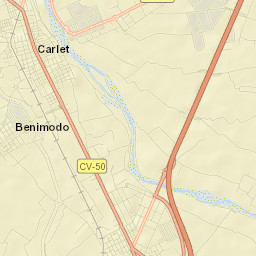 Benimodo Street Map