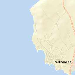 Portoscuso Street Map