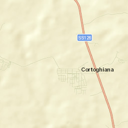 Cortoghiana Street Map