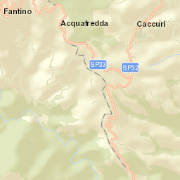 Caccuri Street Map