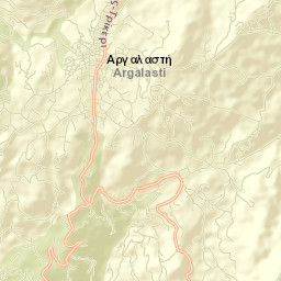 Argalastí Street Map