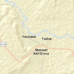 Yenifakılı Street Map