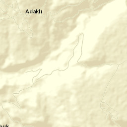 Adaklı İlçesi Street Map