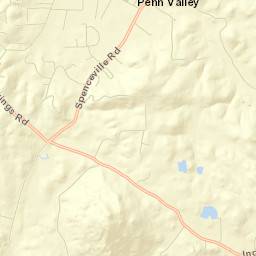 Penn Valley Street Map