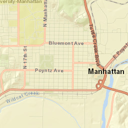 Kansas State University 2012 Harry Road Manhattan KS Street Map