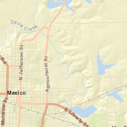 Mexico Street Map