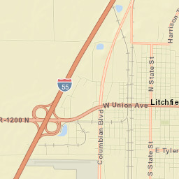 Litchfield Street Map