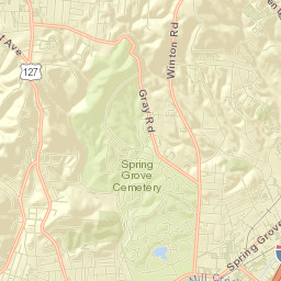 Hamilton County Street Map