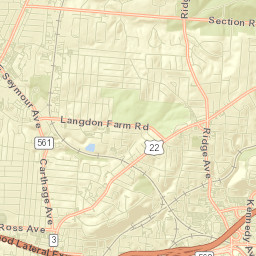 Golf Manor Street Map
