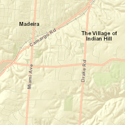 The Village of Indian Hill Street Map
