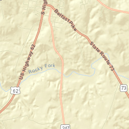 Highland County Street Map