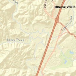 Mineral Wells Street Map