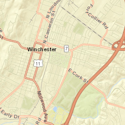 City of Winchester Street Map