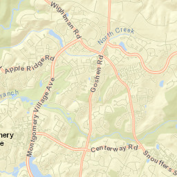 Montgomery Village Street Map