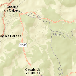 Outeiro da Cabeça Street Map