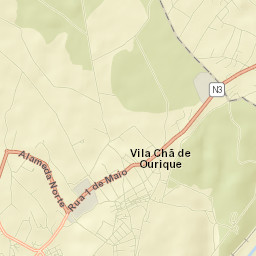 Vila Chã de Ourique Street Map