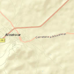 Alcuéscar Street Map