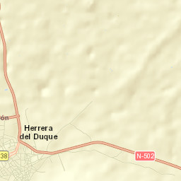 Herrera del Duque Street Map