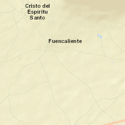 Fuencaliente Street Map