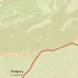 Loúros Street Map