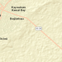 Boğazlıyan İlçesi Street Map