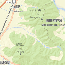 Yuzawa Street Map
