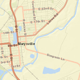 Marysville Street Map