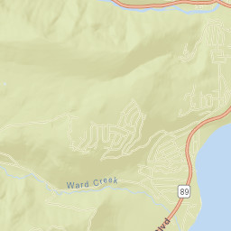 Sunnyside-Tahoe City Street Map