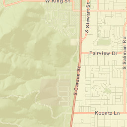 Carson City Street Map