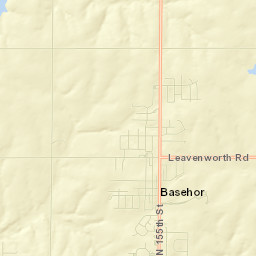 2600 North 155th Terrace, Basehor, KS Street Map
