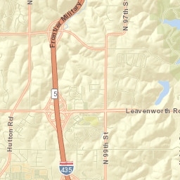 10719-10725 Cleveland Avenue, Kansas City Street Map