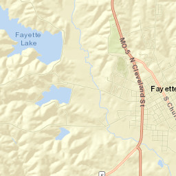 Fayette Street Map