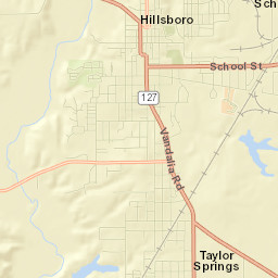 167 West Seward Street, Hillsboro, IL 62049 Street Map