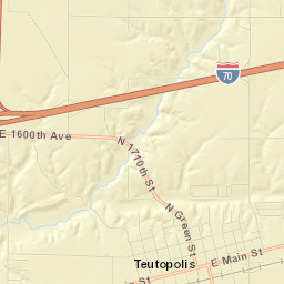 Teutopolis Street Map
