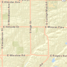 Monroe County Street Map